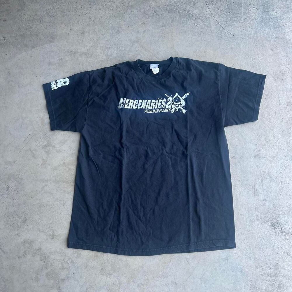Mercenaries 2 y2k promo tee 2008 mens size XL